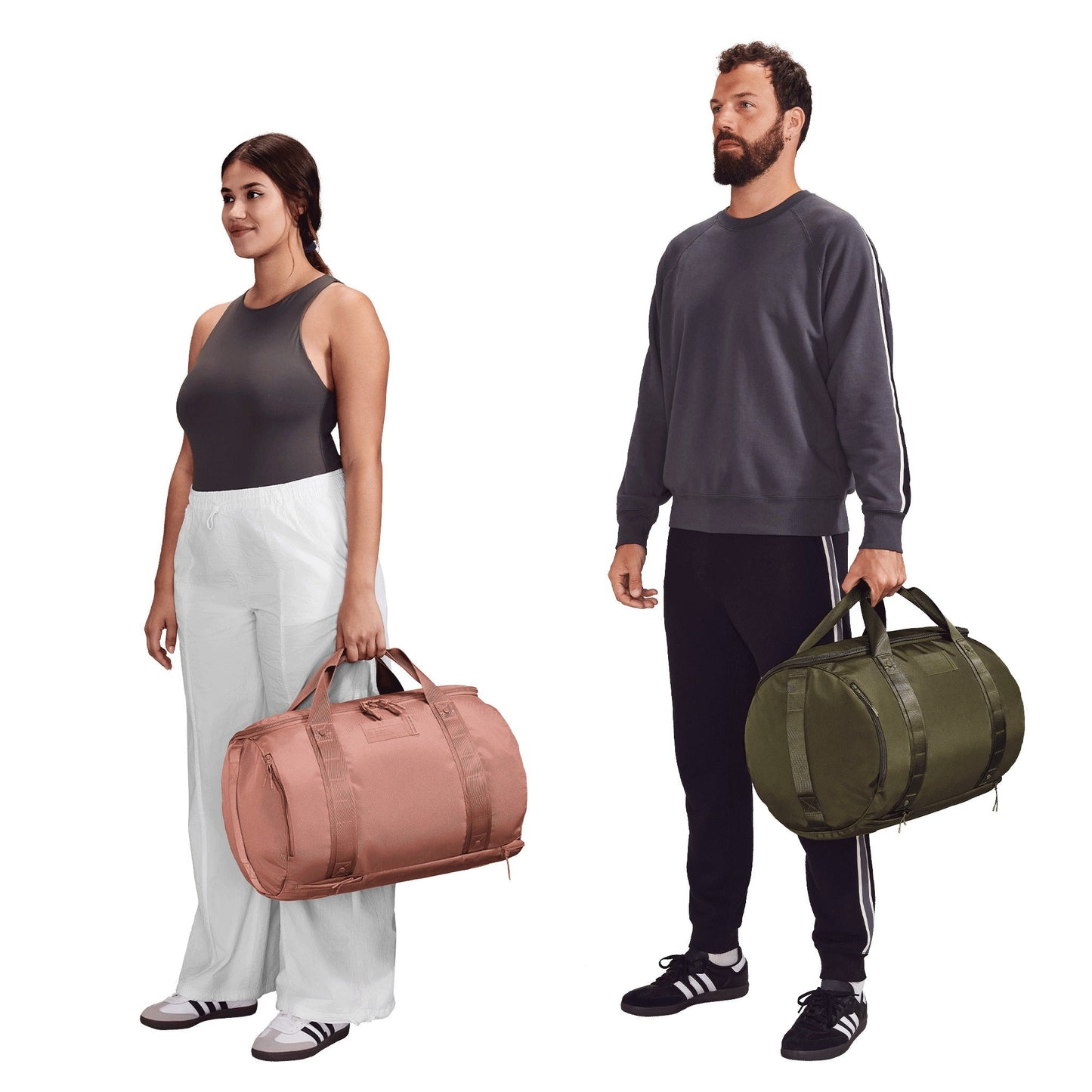 Denver Convertible Duffle in Dark Moss, Large