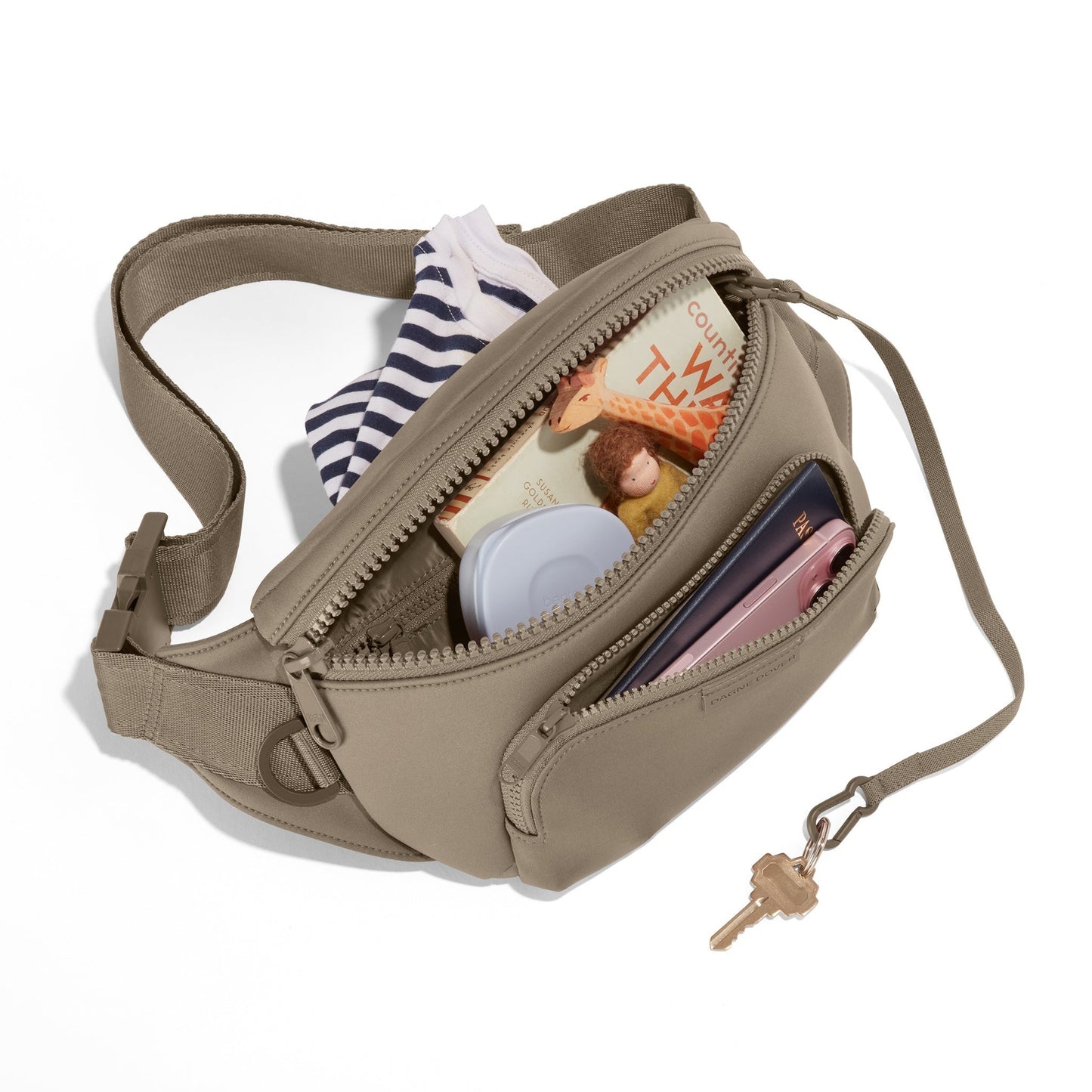 Jax Large Fanny Pack in Khaki