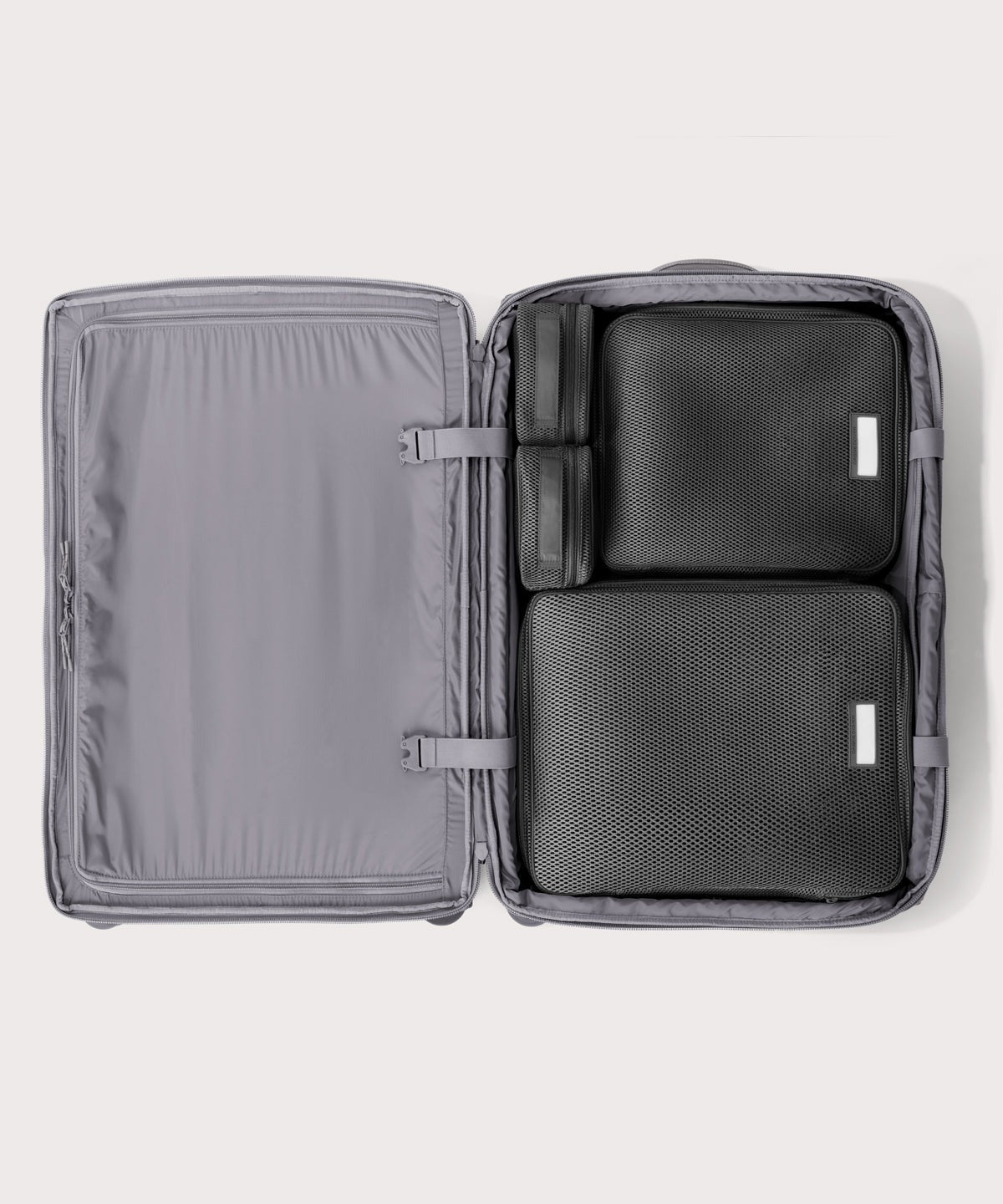 Sydney Checked Luggage in Ash, Larger - 28.5 inch