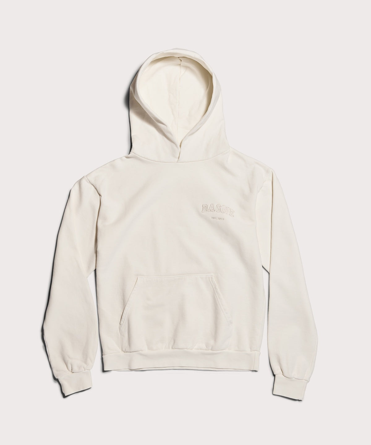 Varsity Logo Hoodie in Moonbeam, 3X