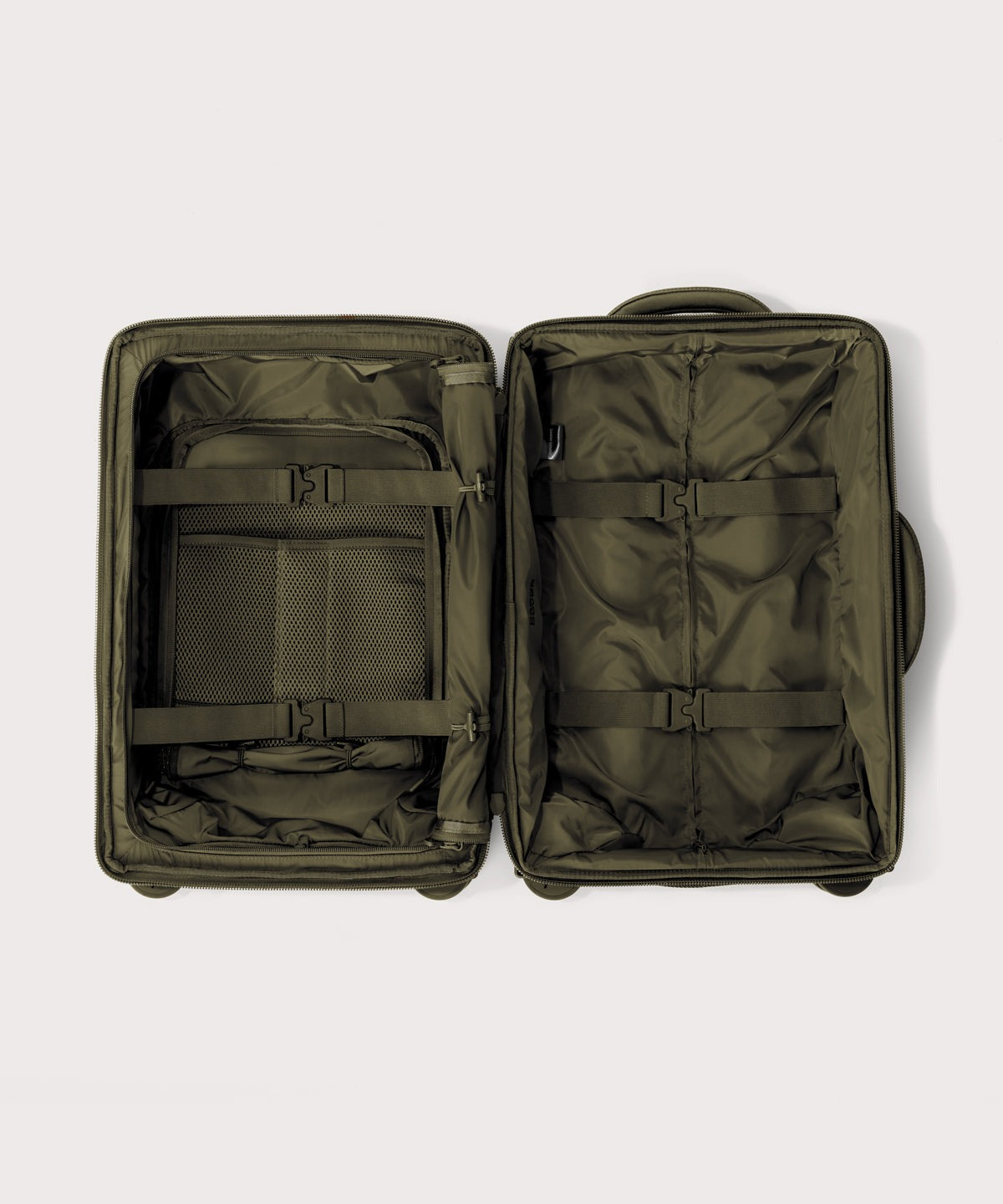 Seattle Carry-On Luggage in Dark Moss, Smaller - 20.5 inch