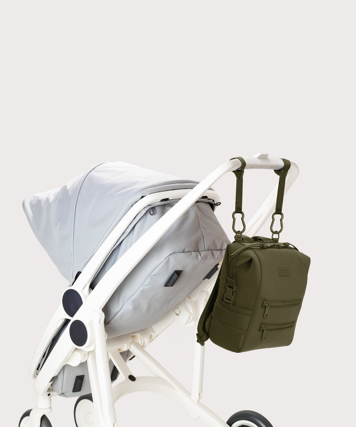 Indi Diaper Backpack in Dark Moss, Small