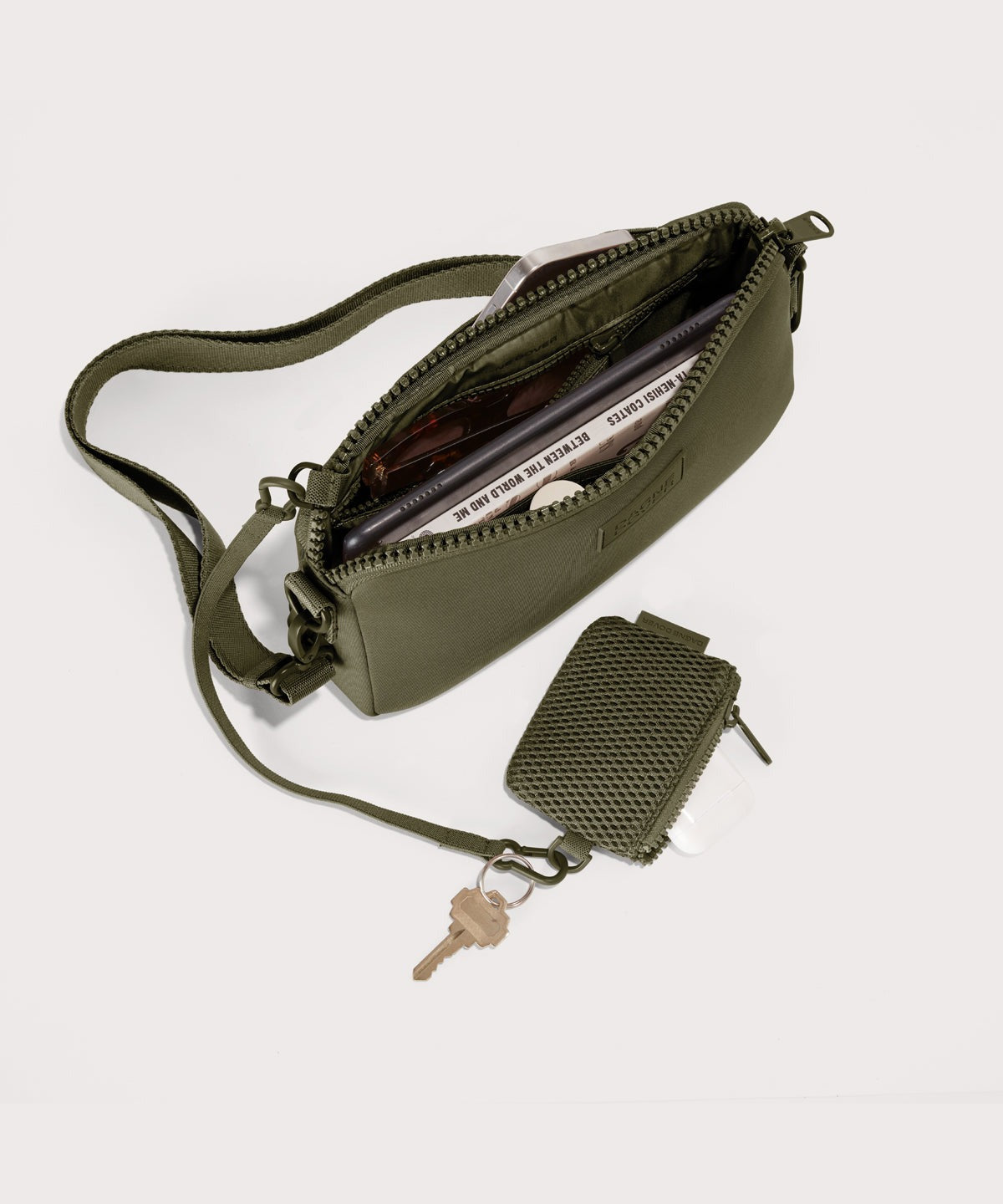 Nora Shoulder Bag in Dark Moss