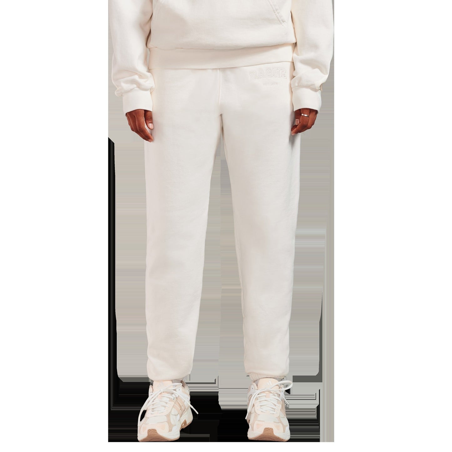Varsity Logo Sweatpants in Moonbeam, XL