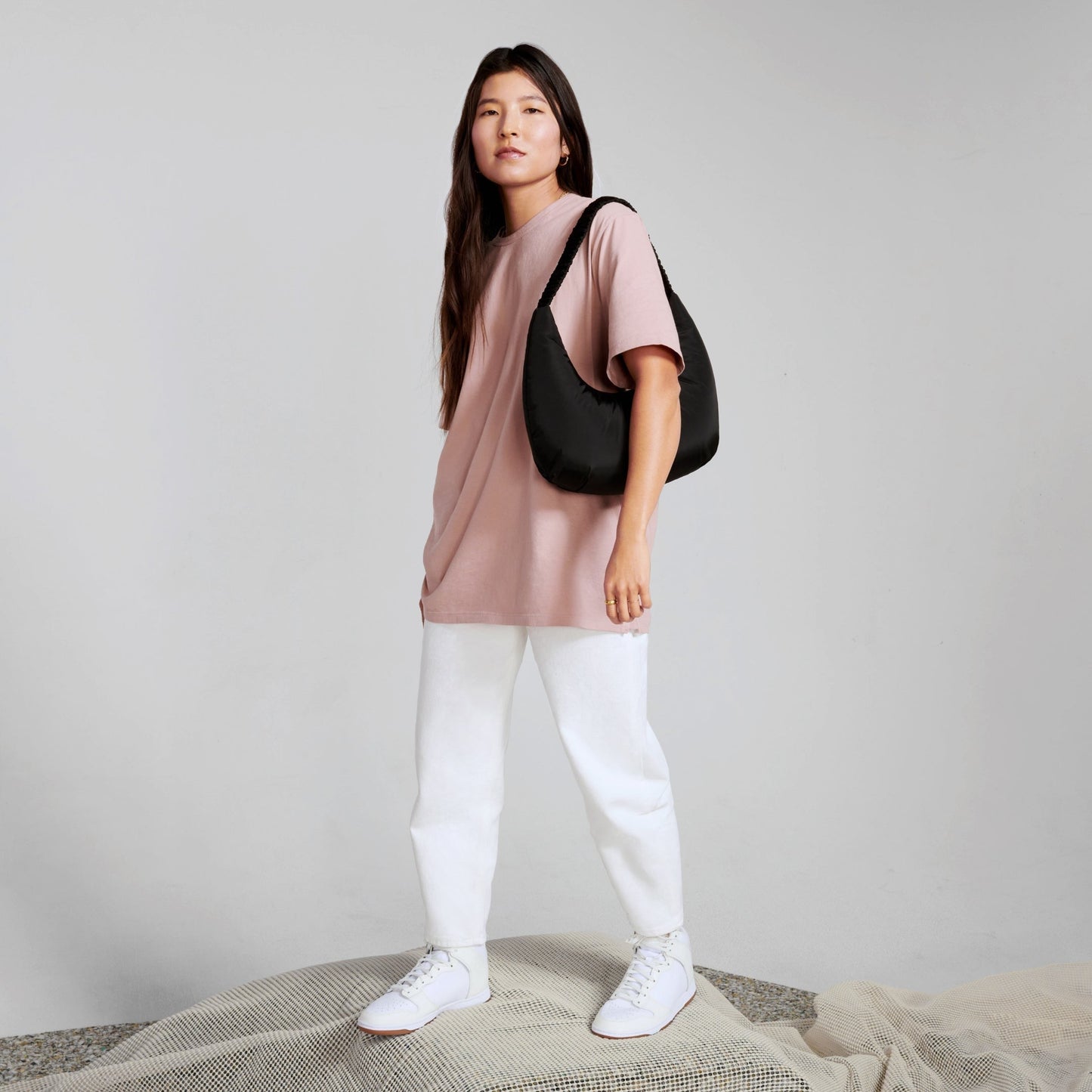 Rider Shoulder Bag in Onyx