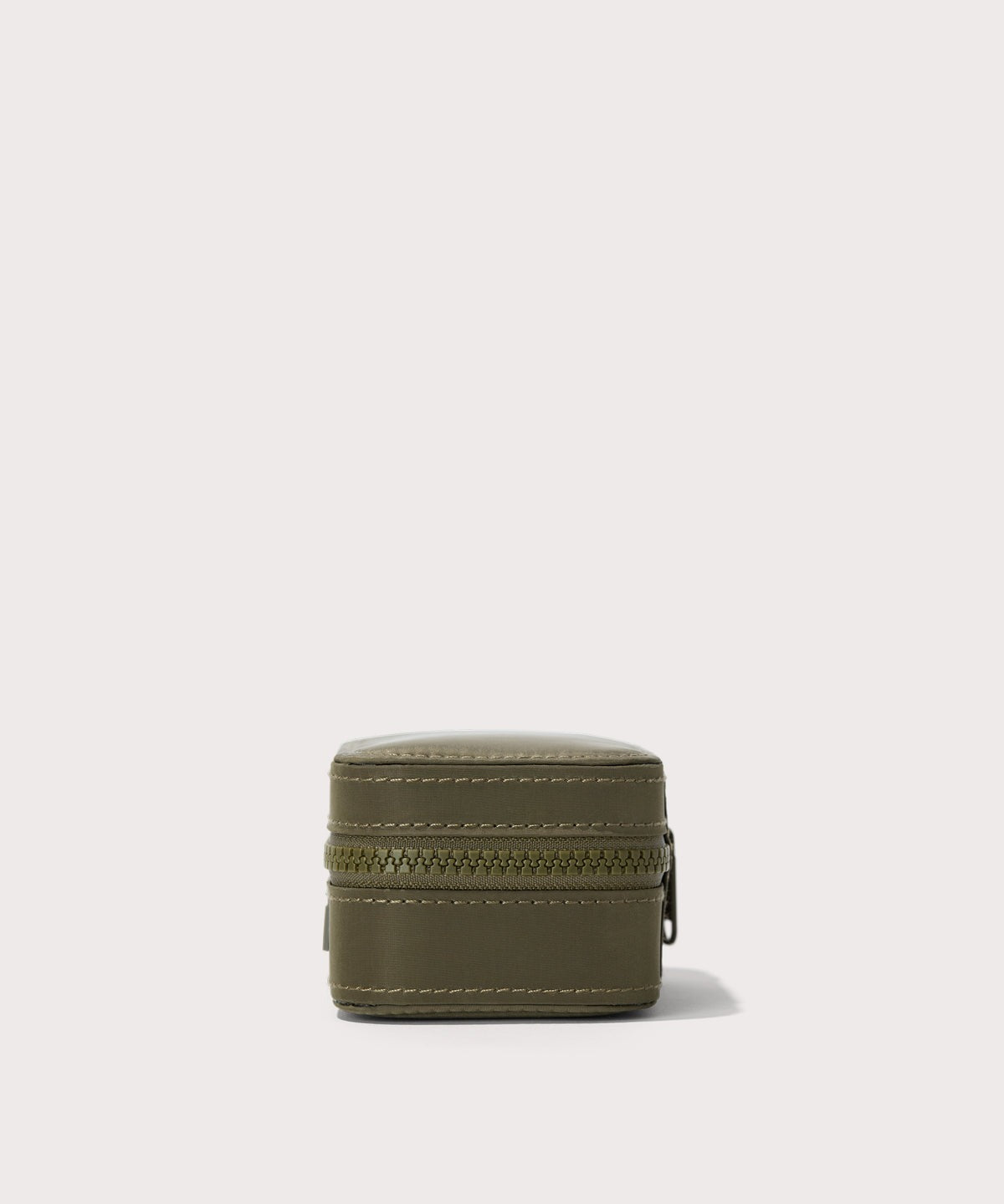 Frankie Jewelry Case in Dark Moss, Small