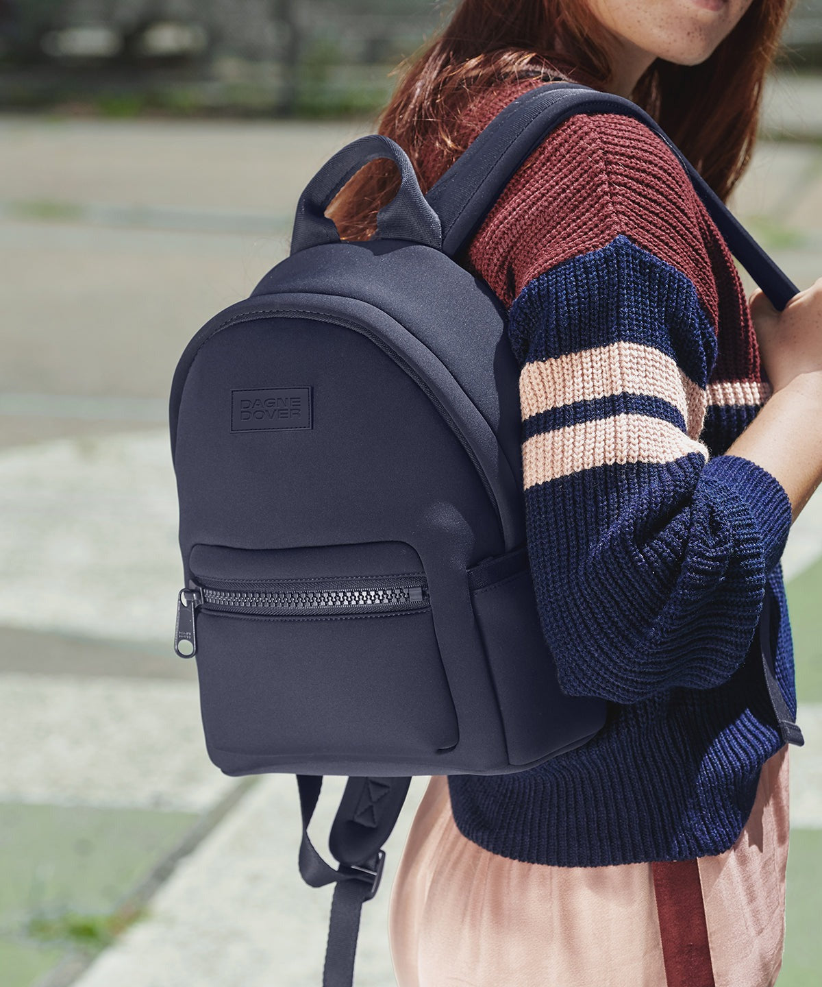 Dakota Backpack in Heather Grey, Small