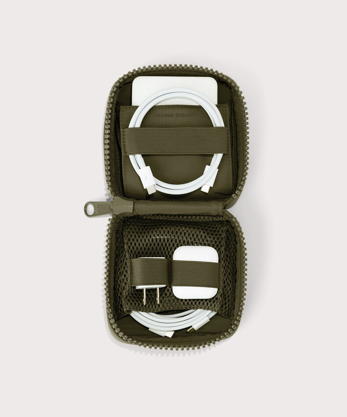 Arlo Tech Organizer in Dark Moss, Small