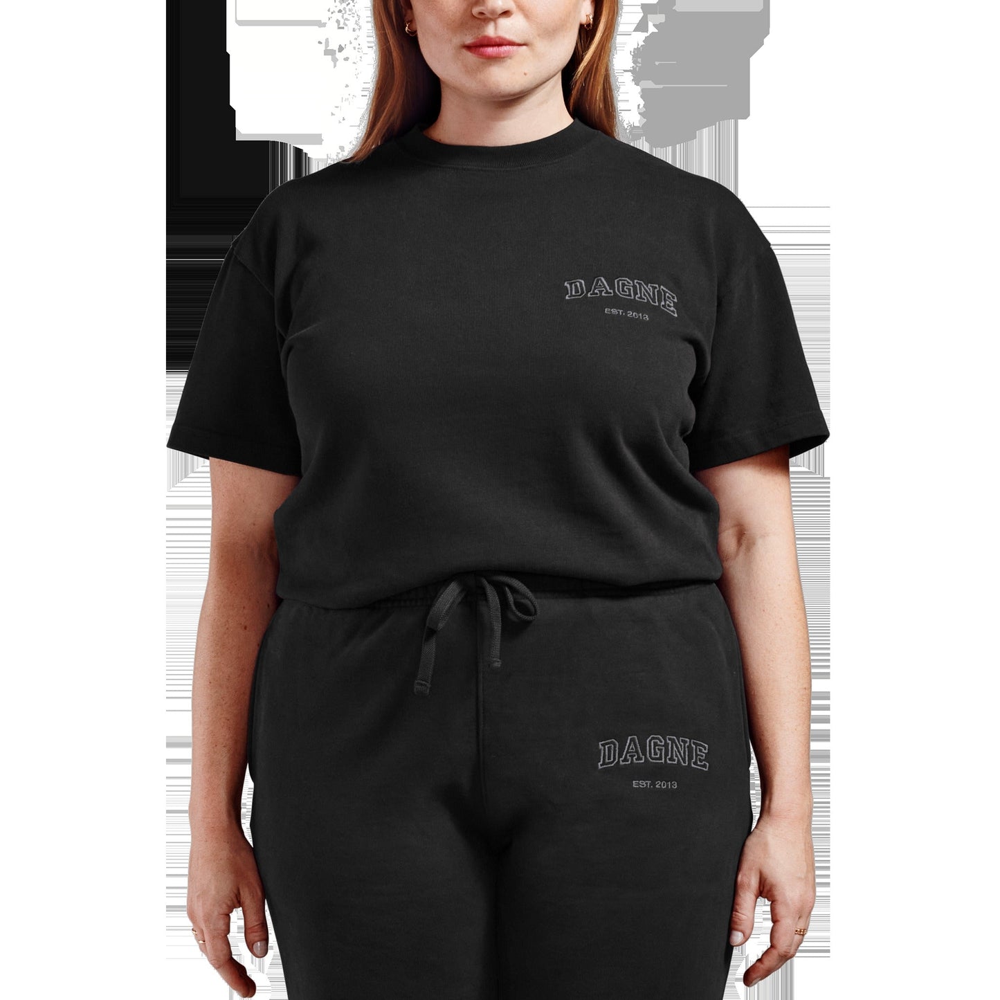 Varsity Logo T-shirt in Onyx, Large