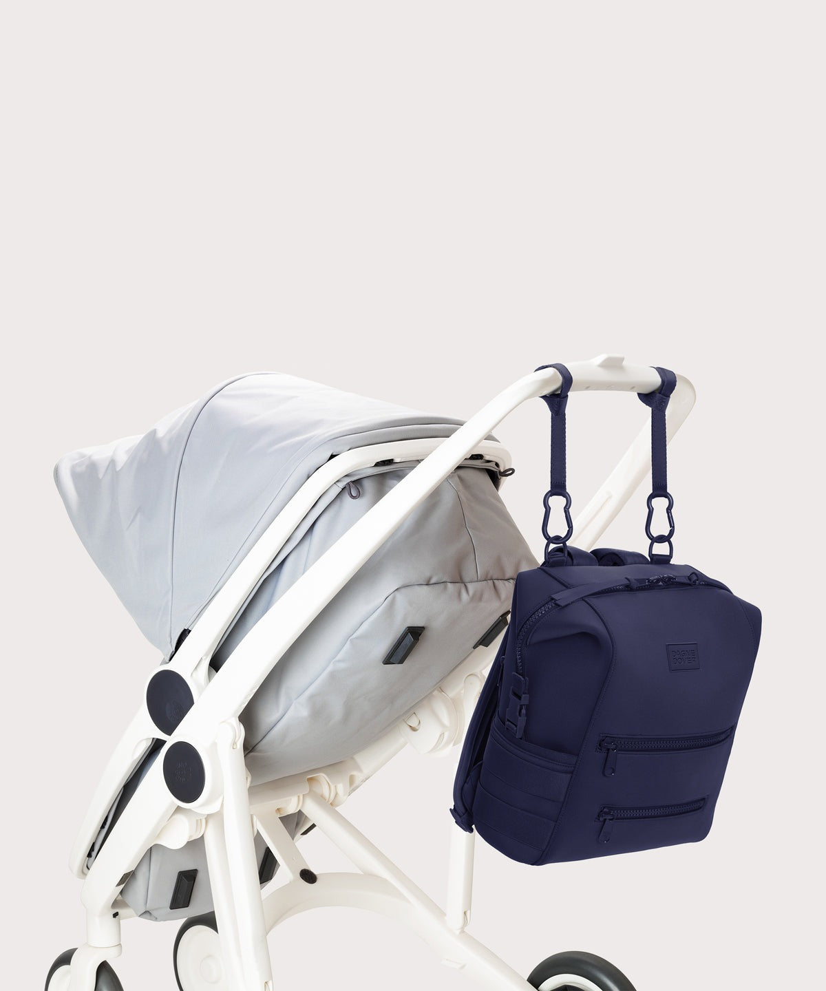 Indi Diaper Backpack in Storm, Medium