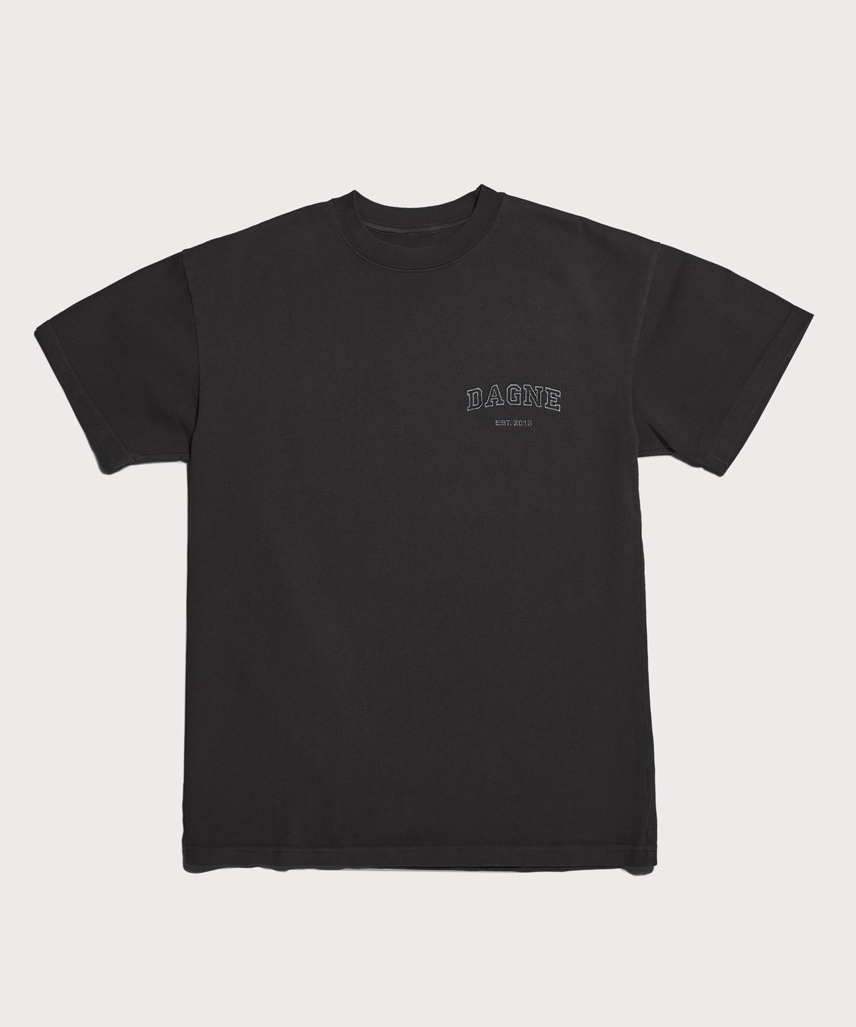 Varsity Logo T-shirt in Onyx, Medium