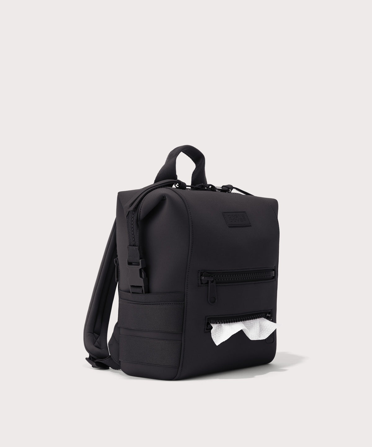 Indi Diaper Backpack in Onyx, Small