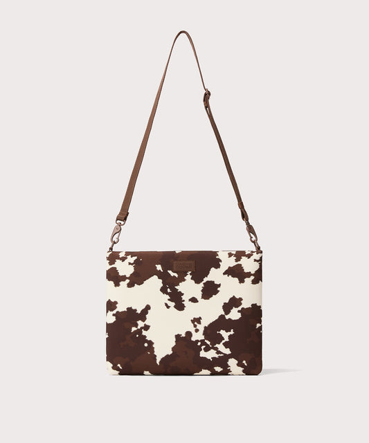 Reid Computer Sling in Cow Print, 14-inch
