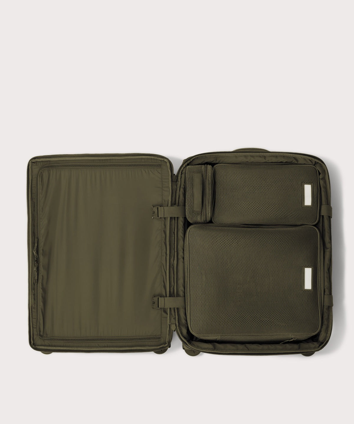 Roma Packing Cube in Dark Moss Air Mesh, Extra Large