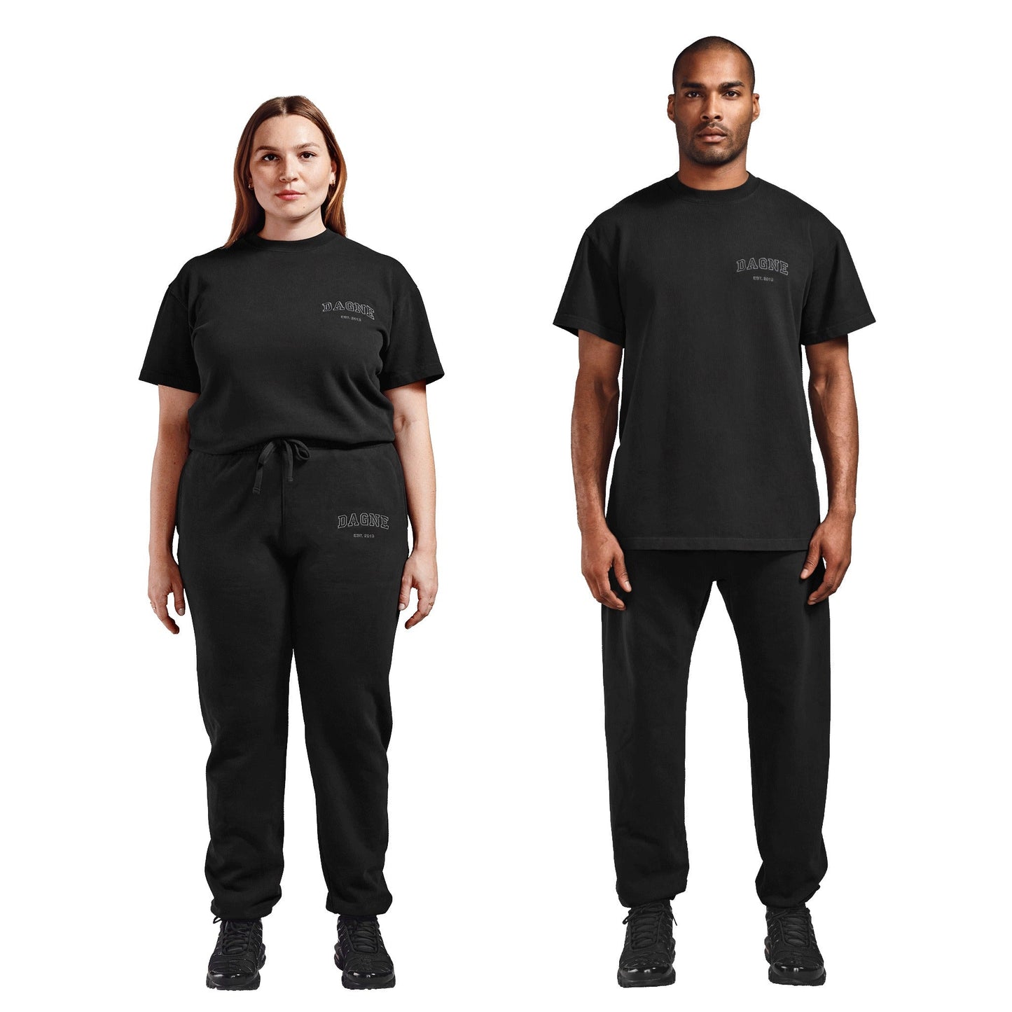 Varsity Logo T-shirt in Onyx, 4X