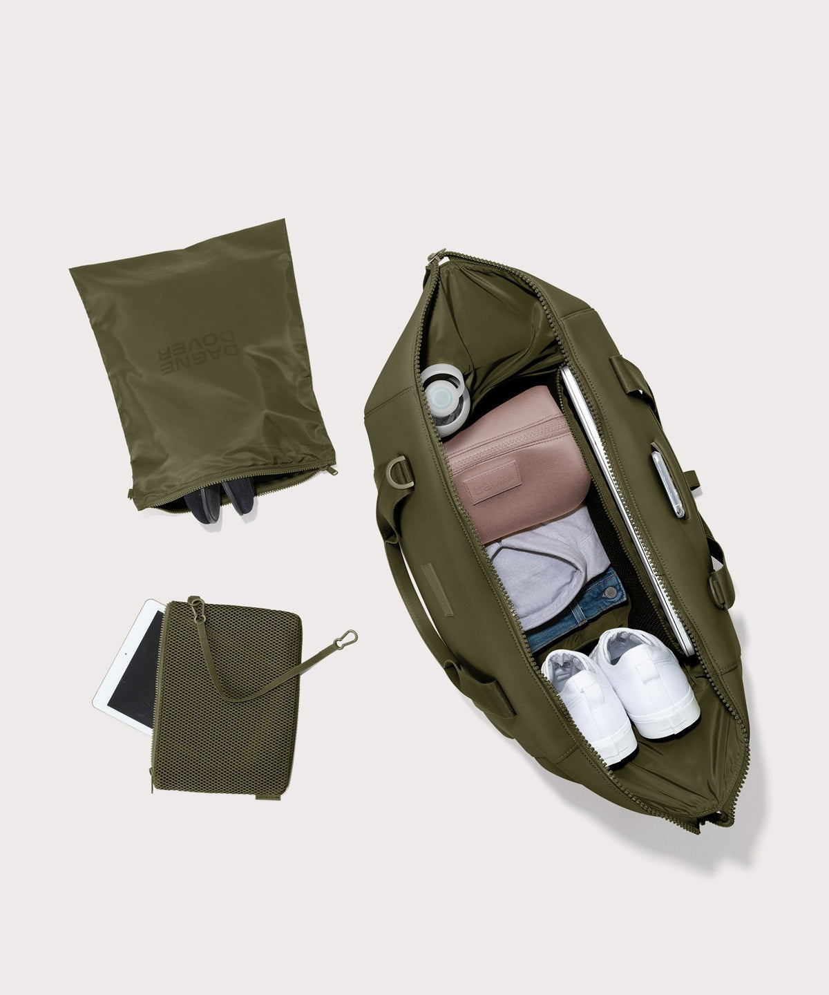 Landon Carryall in Dark Moss, Extra Large