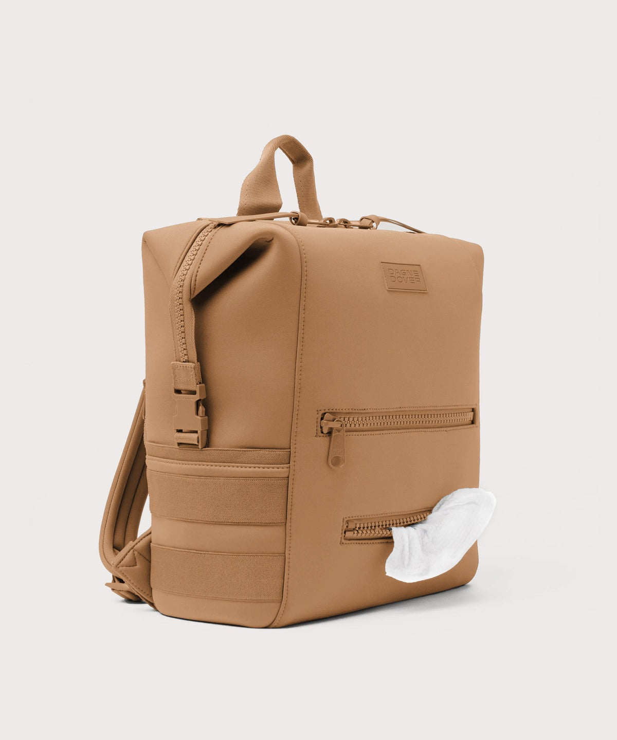 Indi Diaper Backpack in Camel, Large
