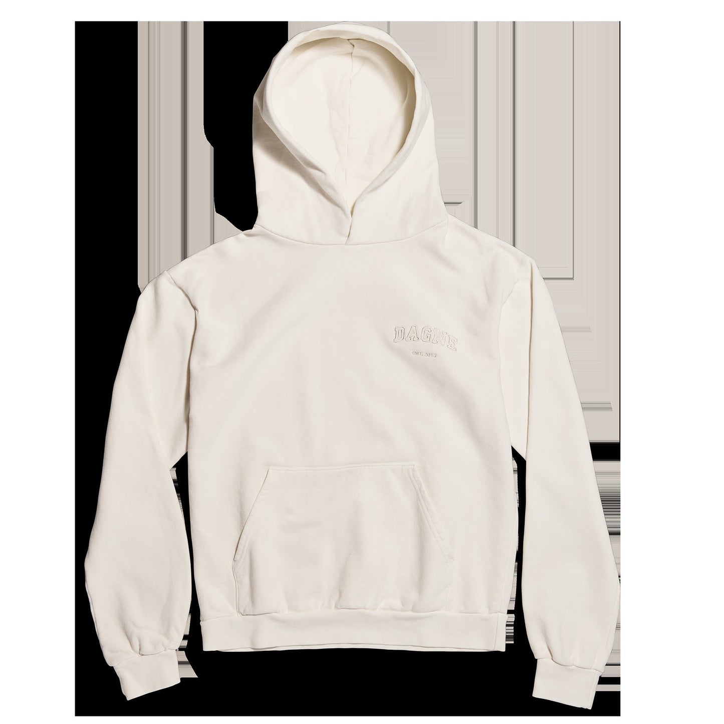 Varsity Logo Hoodie in Moonbeam, 3X