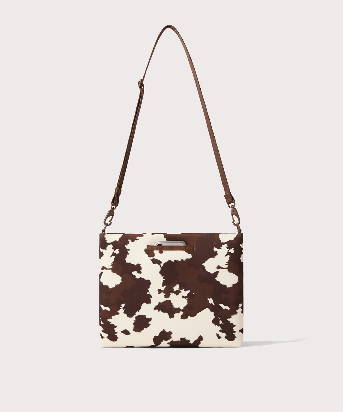 Reid Computer Sling in Cow Print, 14-inch