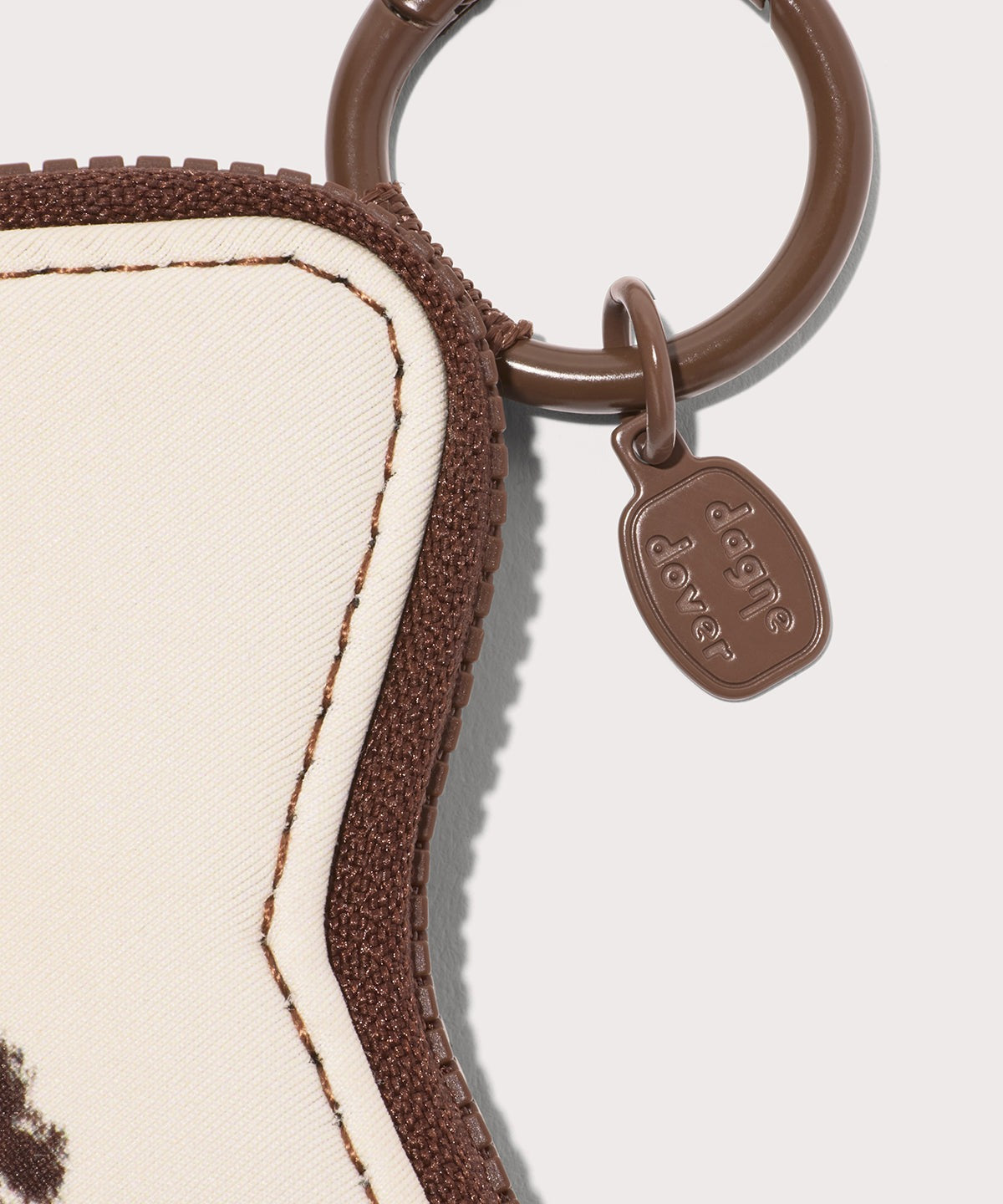 Star Keychain in Cow Print