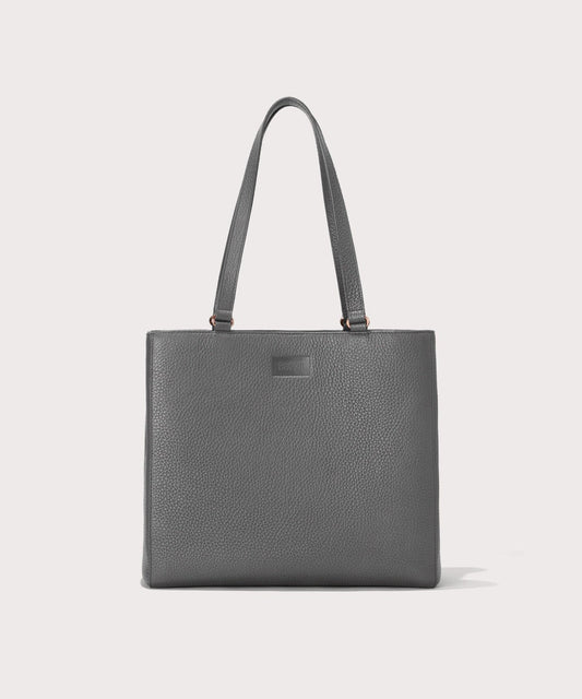 Allyn Tote in Graphite, Medium