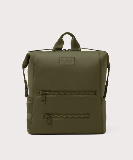Indi Diaper Backpack in Dark Moss, Large