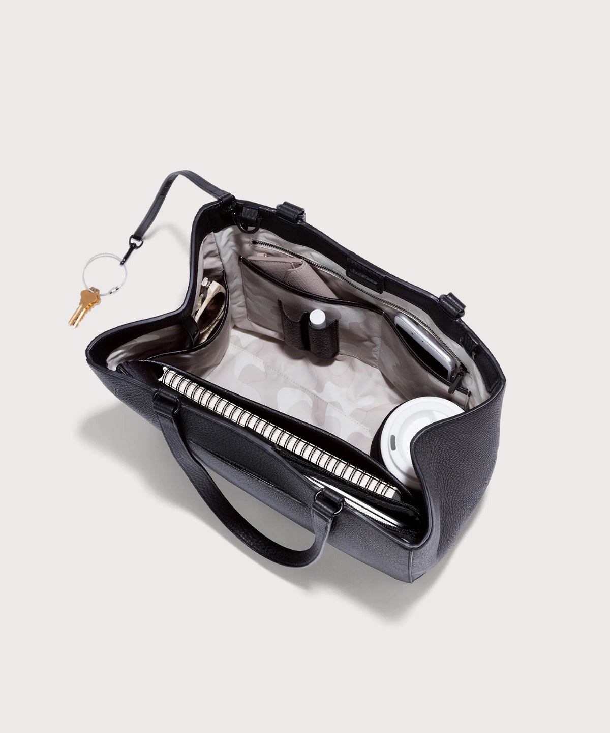 Allyn Tote in Onyx, Medium