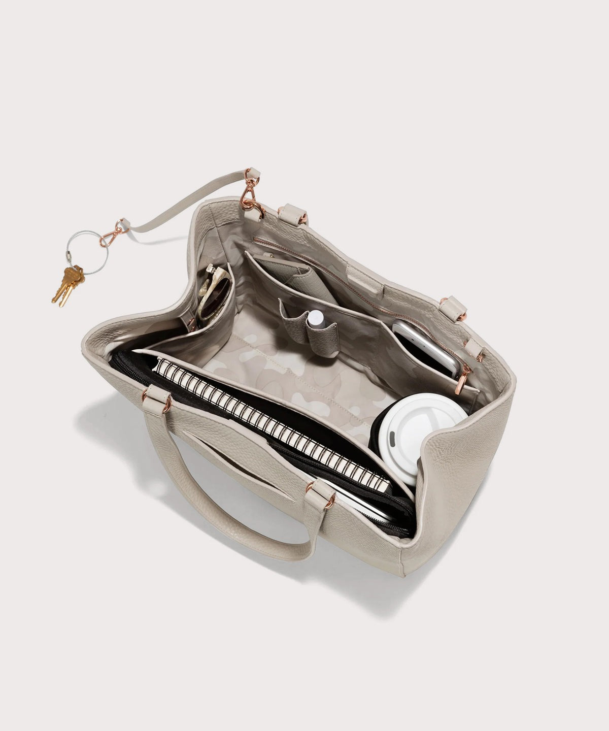 Allyn Tote in Bone, Medium