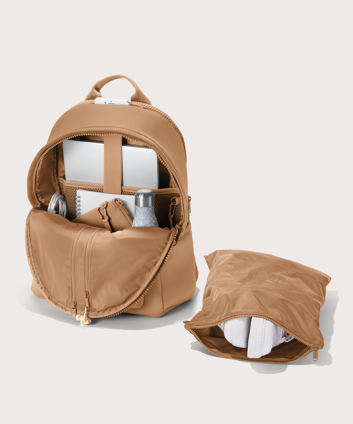 Dakota Backpack in Camel, Large