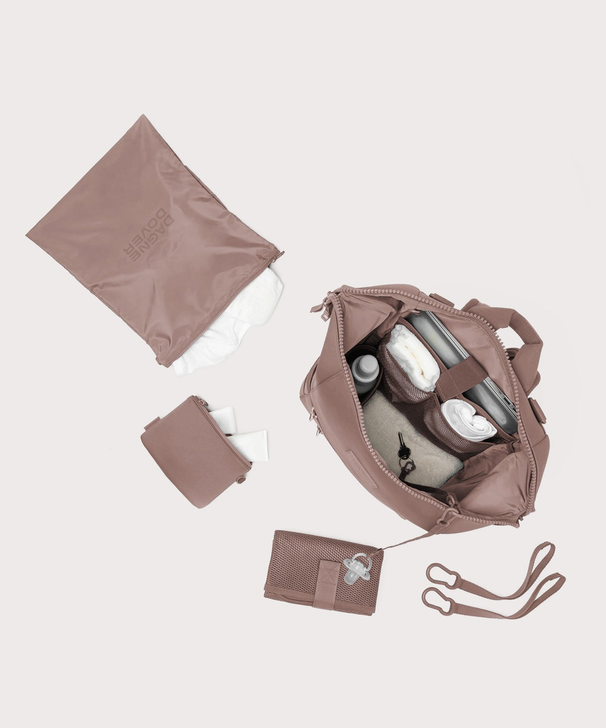 Indi Diaper Backpack in Dune, Large