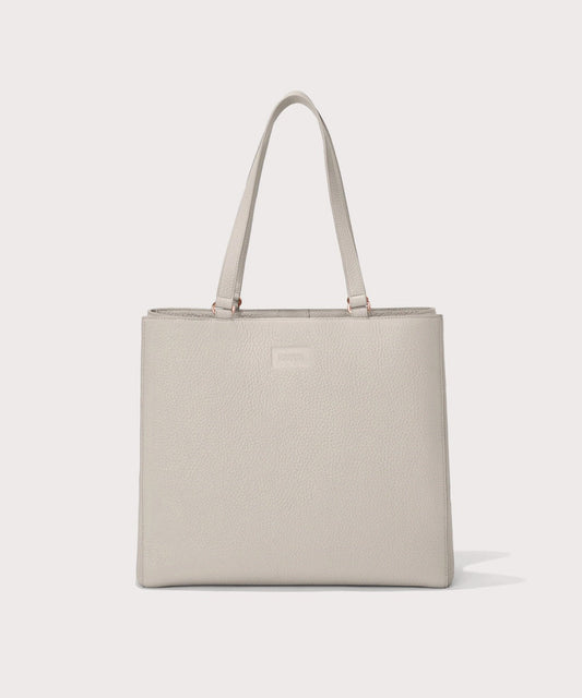 Allyn Tote in Bone, Large