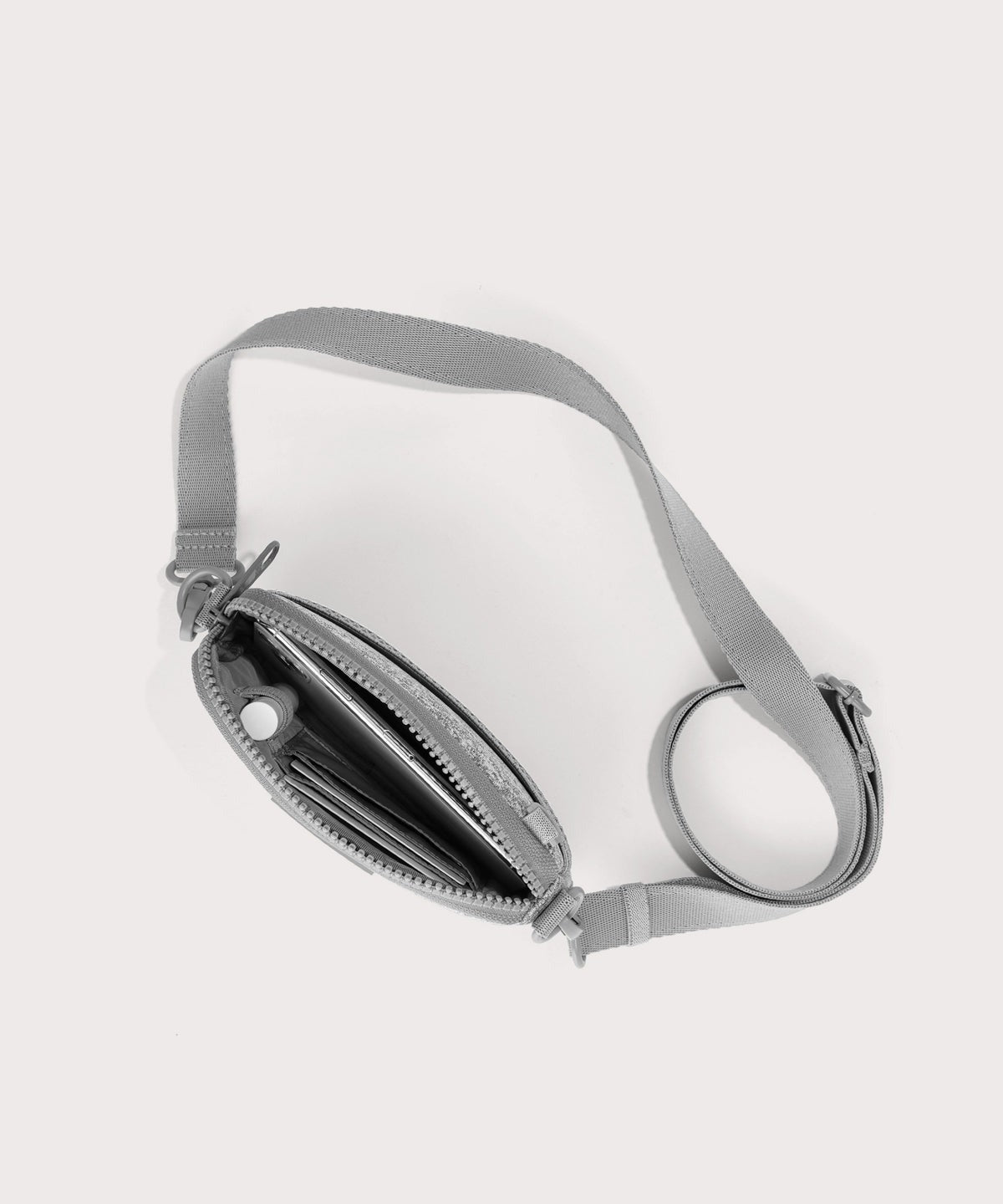 Mara Phone Sling in Heather Grey