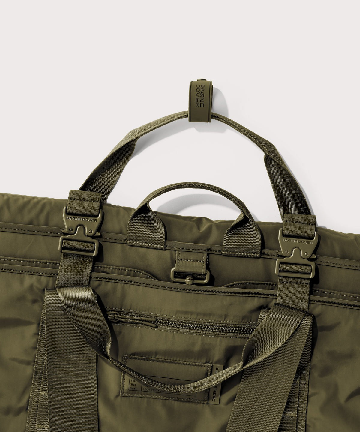 Capri Garment Bag in Dark Moss