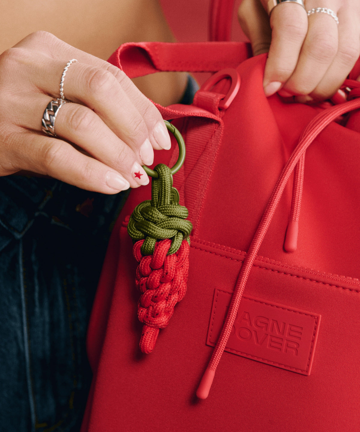 Picante Keychain in Cherry