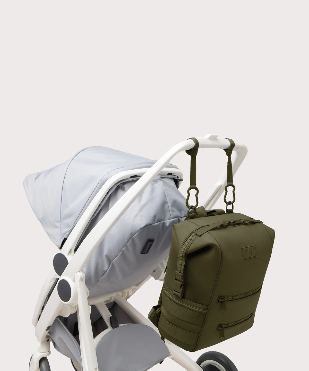 Indi Diaper Backpack in Dark Moss, Large
