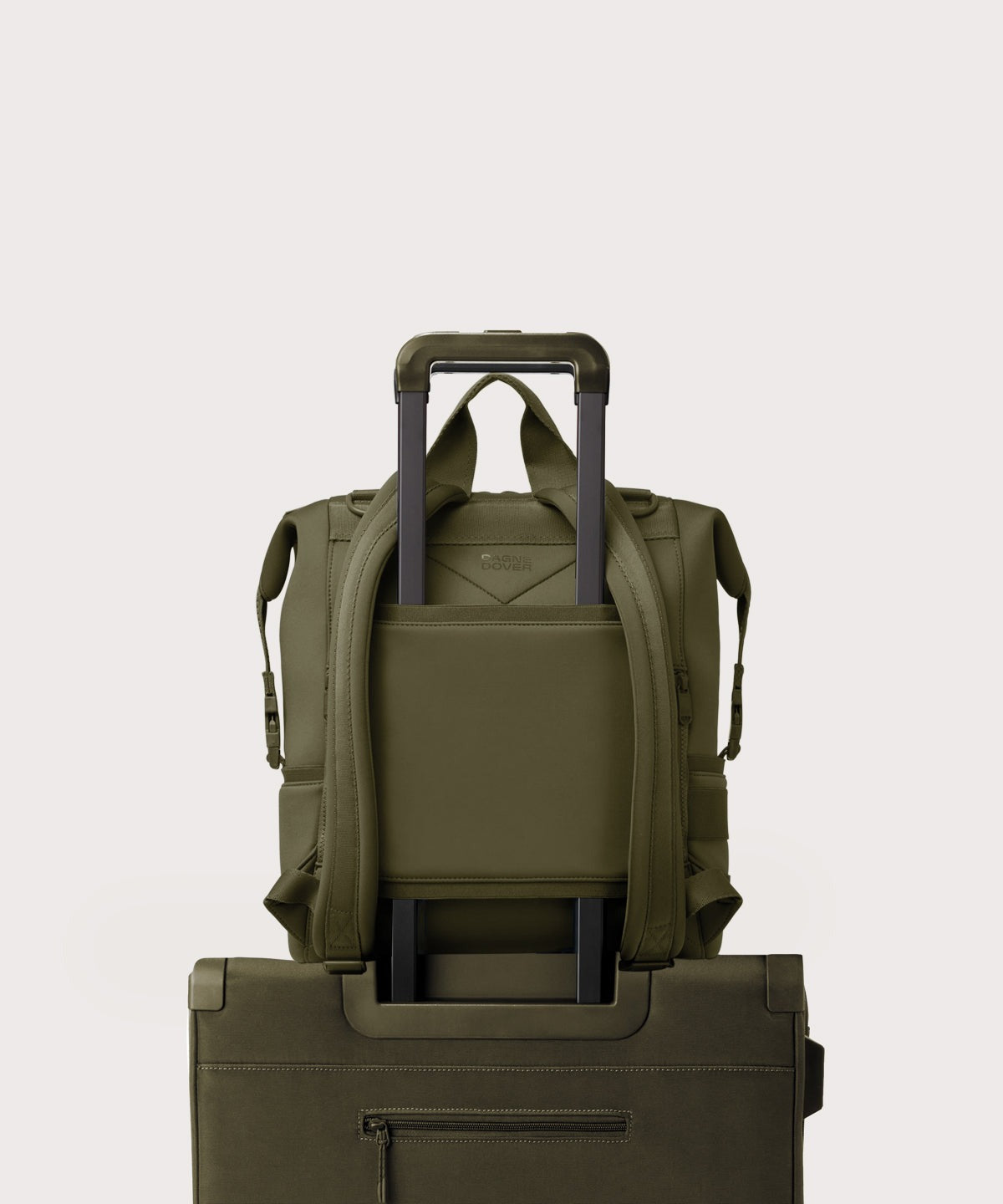 Indi Diaper Backpack in Dark Moss, Large