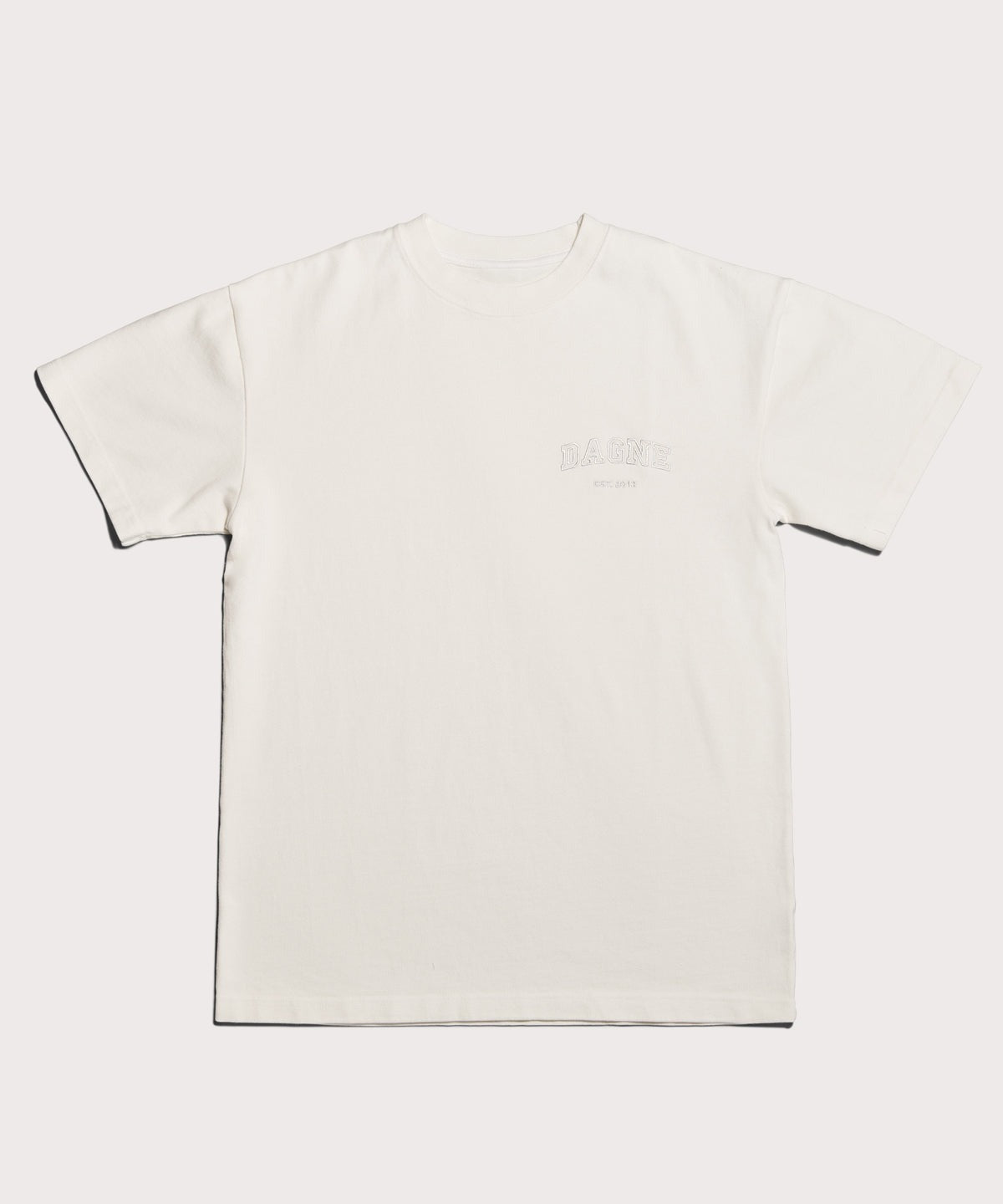 Varsity Logo T-shirt in Moonbeam, 4X