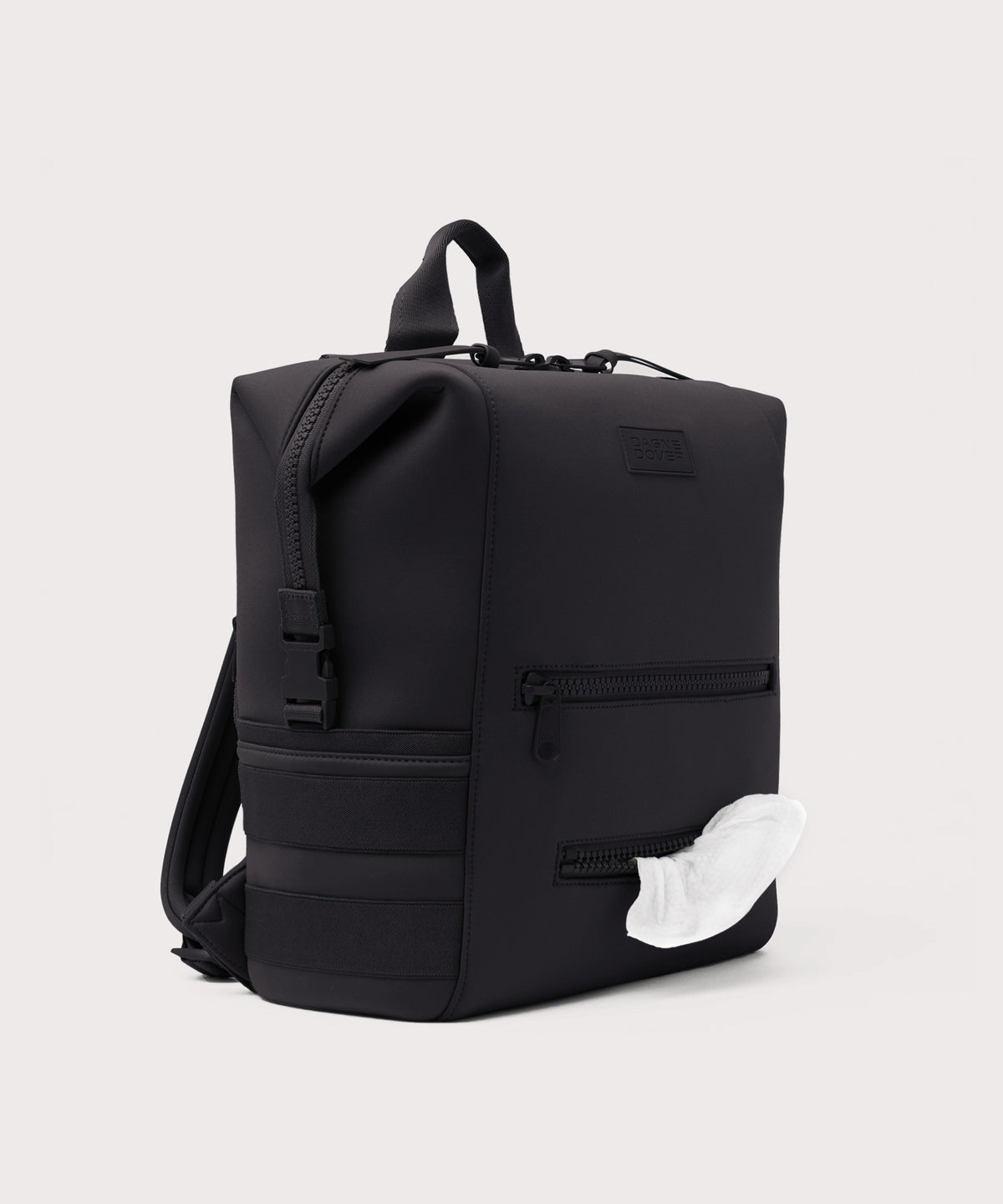 Indi Diaper Backpack in Onyx, Large