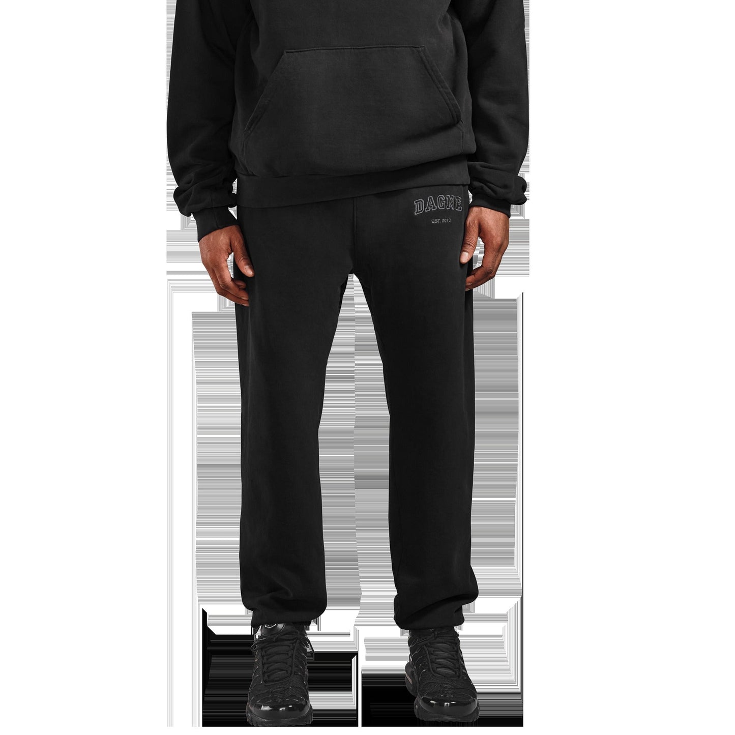 Varsity Logo Sweatpants in Onyx, XL
