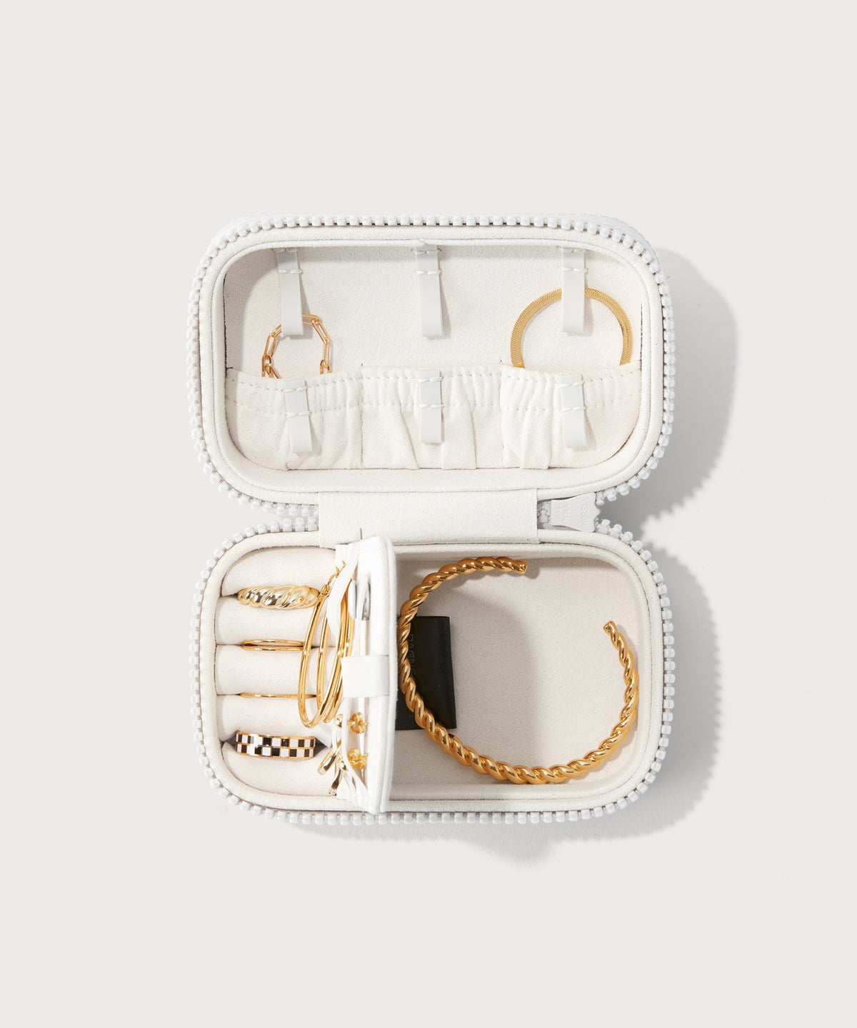 Frankie Jewelry Case in Moonbeam, Small
