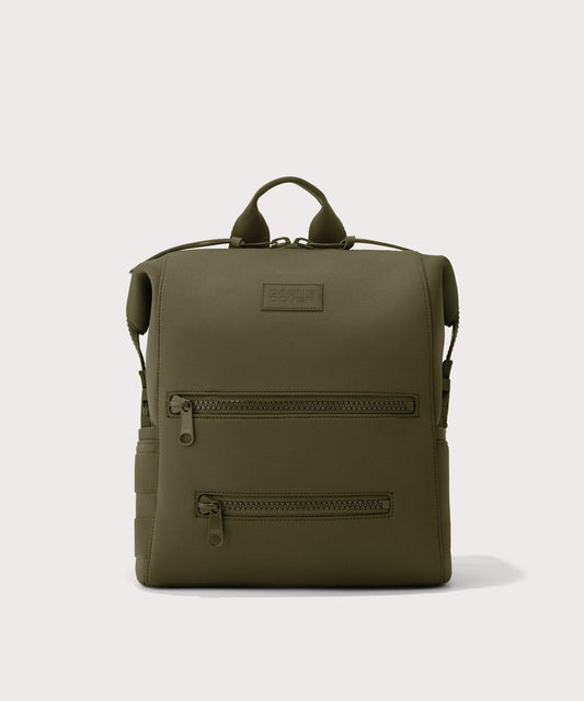 Indi Diaper Backpack in Dark Moss, Medium